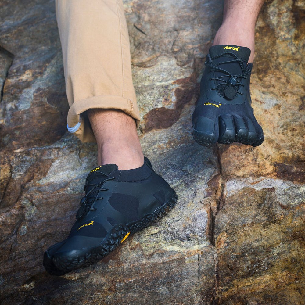 Zapatos De Trail Hombre Negros - FiveFingers V-Alpha - GVIYBC-759